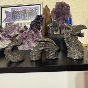 Dragon Yooperlite 3 piece dragon uv reactive